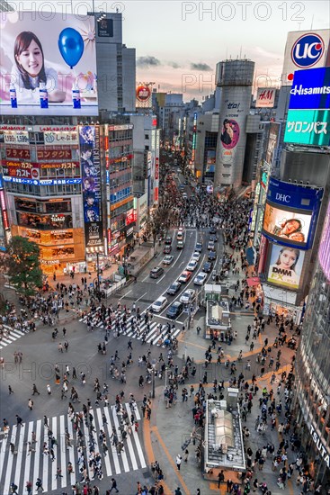 Shibuya Crossing from above