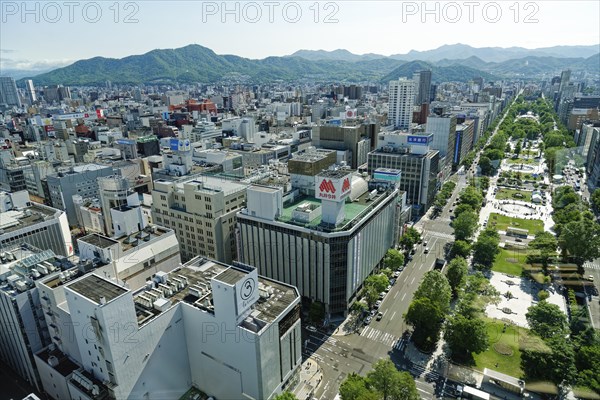 View of the city from the television tower