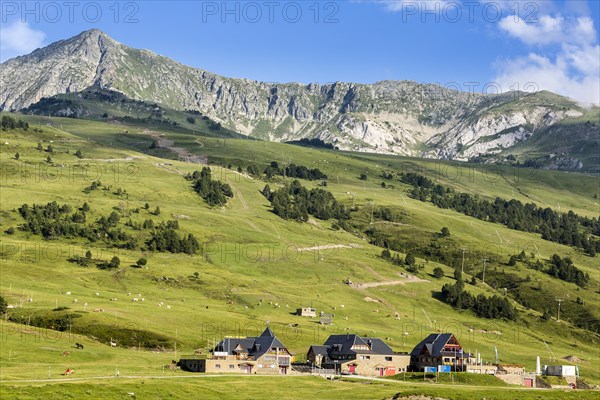 Ski resort on the Pla de Beret plateau