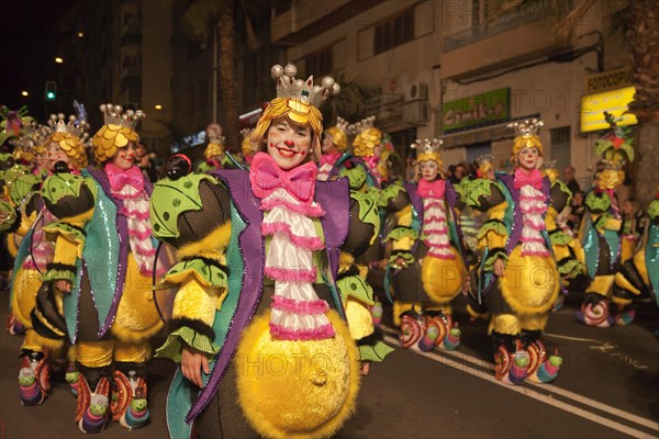 Children in imaginative costumes at the carnival