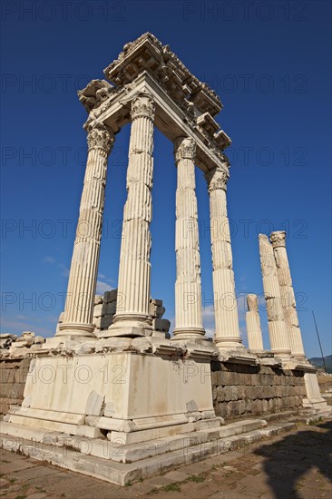Pillars of the Greco Roman Temple of Trajan