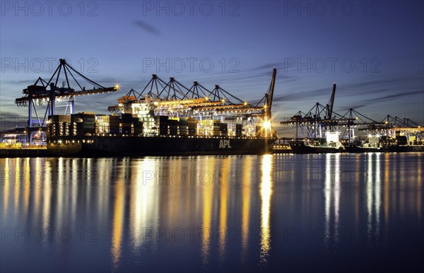 Altenwerder container terminal in the Port of Hamburg