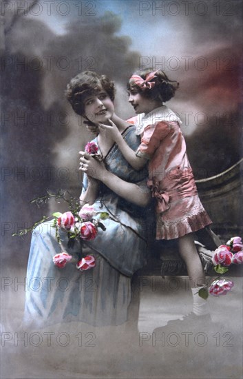 Old French postcard