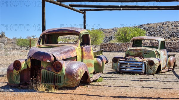 Rusty car wrecks