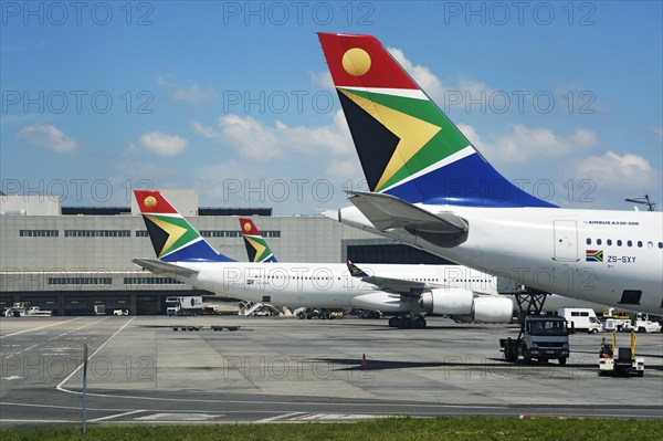 Airbus with the logo of SAA