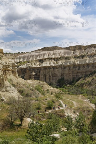 Hiker in Pigeon Valley or Guvercinlik Vadisi