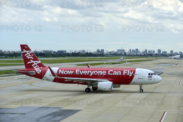 Airbus of Air Asia at Don Mueang Airport