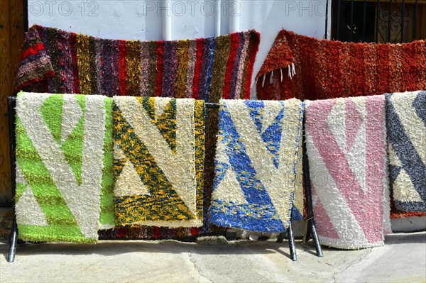 Colorful hand-woven carpets for sale