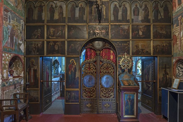 Altar wall of the Church of the Exaltation of the Cross