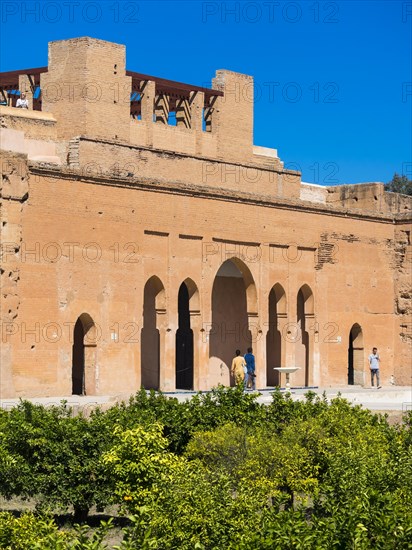 Historic ruins of the El Badi Palace