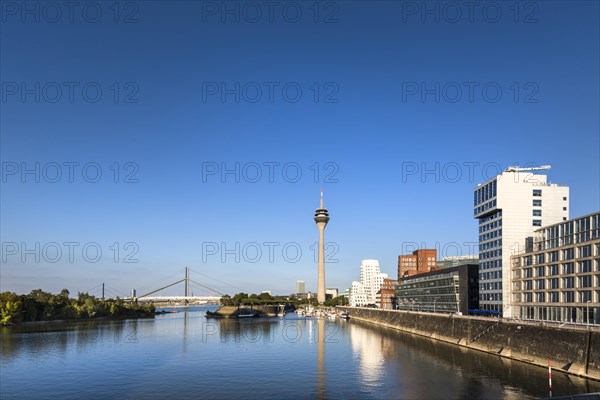 Neuer Zollhof and TV tower