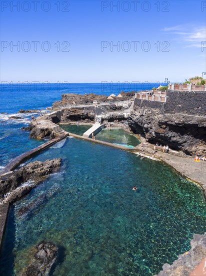 Natural swimming pool near La Fajana