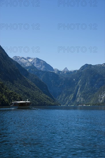 Excursion boats on Konigssee