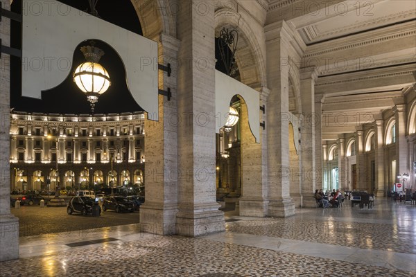 Arcades in the Piazza della Repubblica