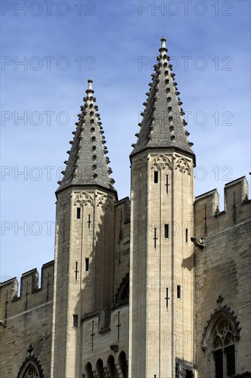 Main facade of the Papal Palace