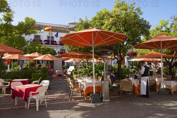 Restaurant in the old town of Marbella