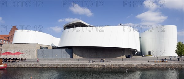 Natural history and maritime museum Ozeaneum Stralsund at the port