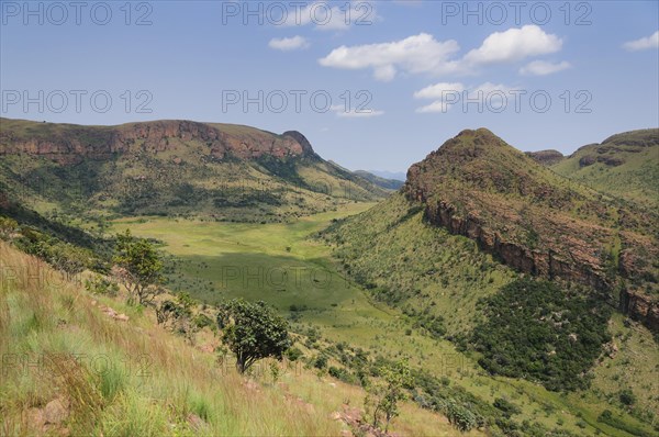 Landscape with rocks and grass in Marakele National Park
