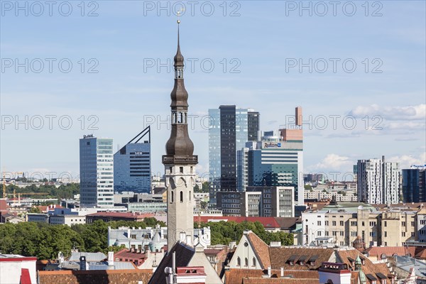 View from Toompea Hill on the Lower Town