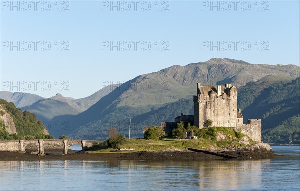 Eilean Donan Castle at the meeting point of Loch Duich