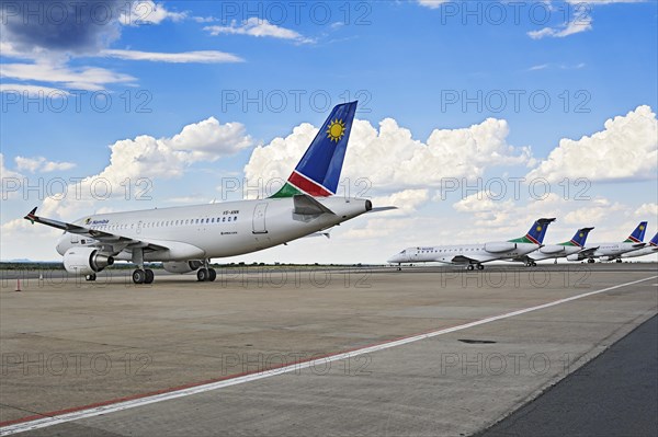 Air Namibia jets at Hosea Kutako International Airport