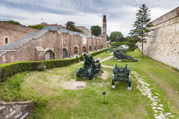 Old cannons in the Belgrade Fortress