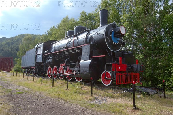 An old steam locomotive