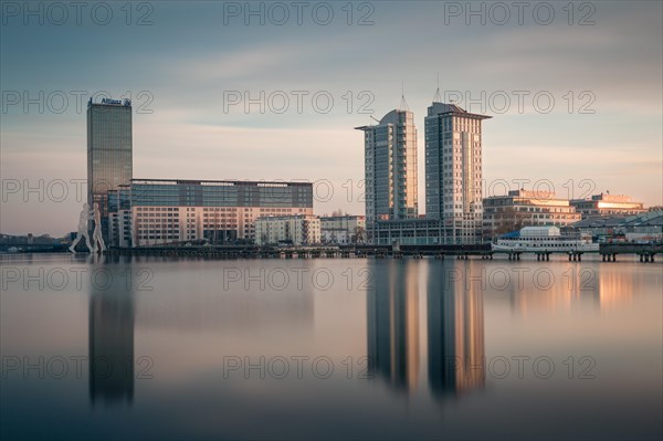 Allianz Tower on the River Spree