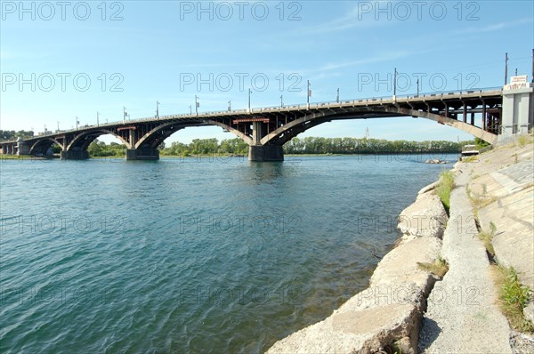 Bridge across Angara river