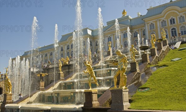 Fountain and Grand Cascade