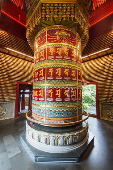 Vairocana Buddha Prayer Wheel in the Ten Thousands Buddhas Pavilion