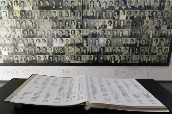 Memorial book in the former guard's house