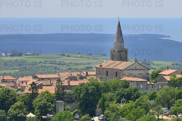 View of the village and the sea