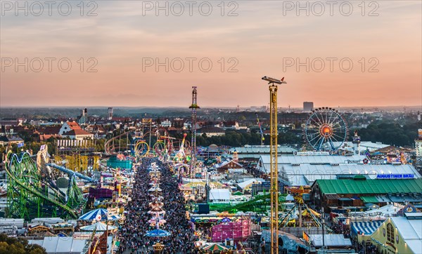 Overlooking the Oktoberfest