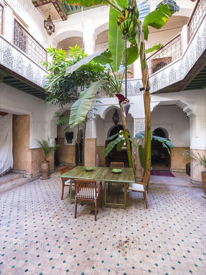 Courtyard of a typical Riad