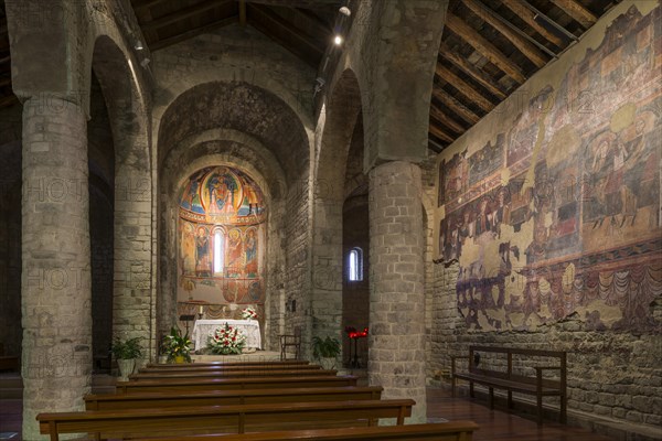 Romanesque church of Santa Maria de Taull with frescoes