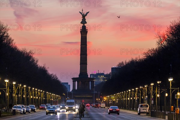 Victory Column on the Great Star in Berlin Tiergarten