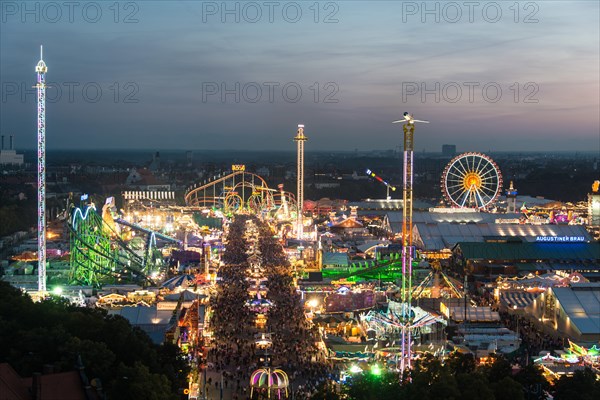 Rides at the Oktoberfest