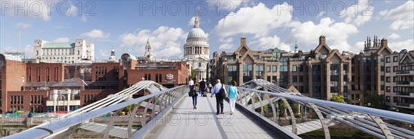 Millenium Bridge and St Paul's Cathedral