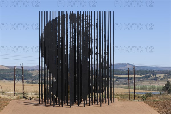 Mandela monument at the site of his arrest in 1962