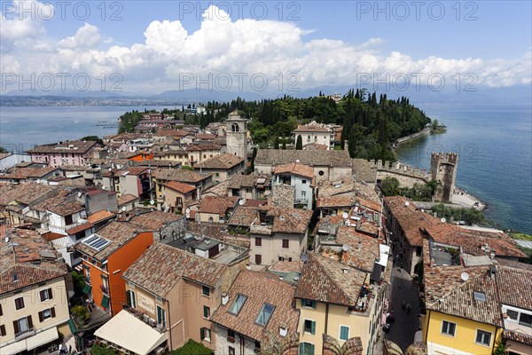 View of the Scaliger Castle on Sirmione