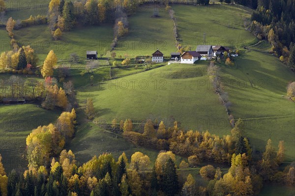 Farms in the Liesertal valley