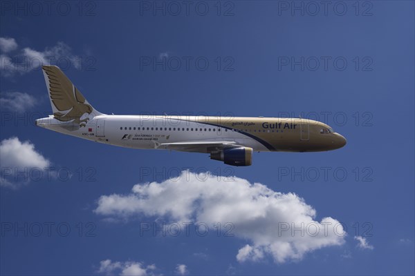 A9C-AM Gulf Air Airbus A320-214 in flight