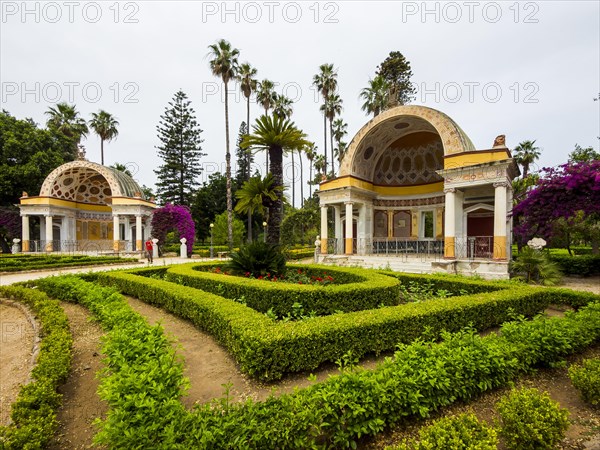 Park of Villa Giulia with botanical gardens