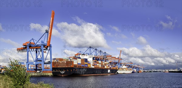 Altenwerder container terminal in the Port of Hamburg