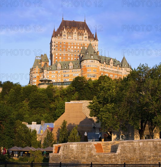 Chateau Frontenac and Lower Town