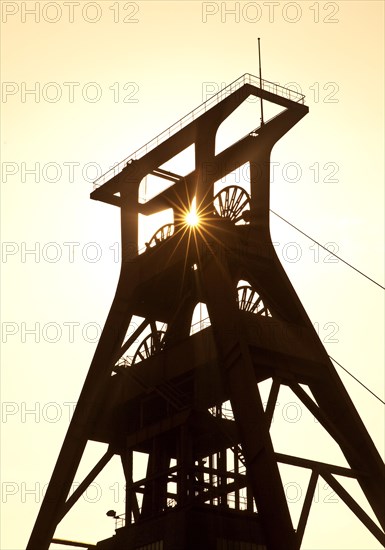 Headframe of the Zeche Pluto colliery