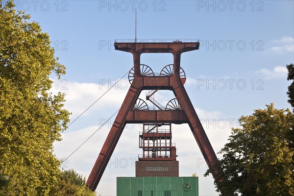 Headframe of the Zeche Pluto colliery