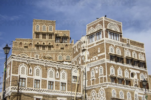 Traditional old houses in the old city of Sana'a