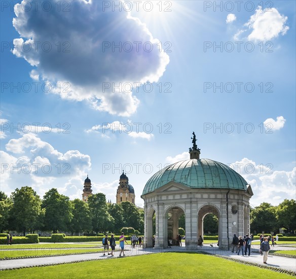 Temple of Diana in front of Theatine Church